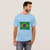 ブラジル国国際的旗 Tシャツ (正面フル)
