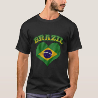 ブラジル国旗かわいい Tシャツ