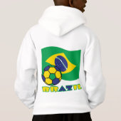 ブラジル国旗とサッカーボール (裏面)