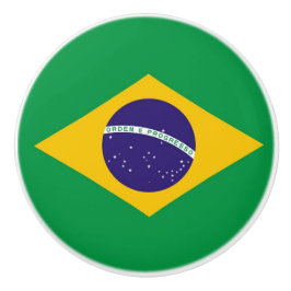 ブラジル国旗とセラミックノブのプル セラミックノブ