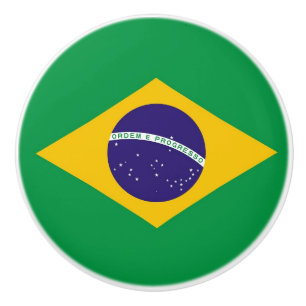ブラジル国旗とセラミックノブのプル セラミックノブ