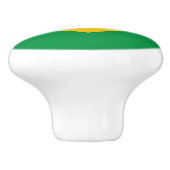 ブラジル国旗とセラミックノブのプル セラミックノブ (側面)