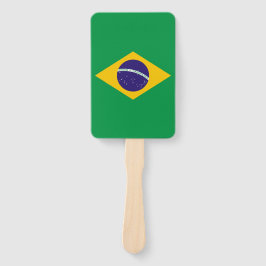 ブラジル国旗とハンドファンのセット ハンドファン