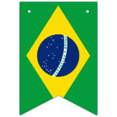 ブラジル国旗とパーティーブラジルのバナー/結婚式 バンティングフラッグ (第1の旗)