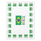 ブラジル国旗とブラジル テーブルクロス (正面)