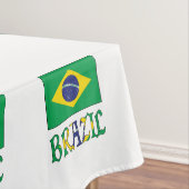 ブラジル国旗とブラジル テーブルクロス (インサイチュ)