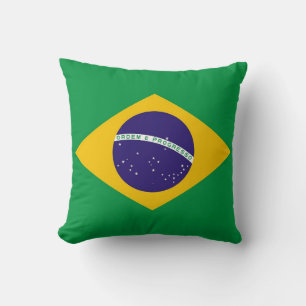 ブラジル国旗のアメリカのモージョピロー クッション