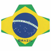 ブラジル国旗のサッカーボール サッカーボール (フラット)