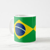 ブラジル国旗のセラミックマグカップ コーヒーマグカップ (正面左)
