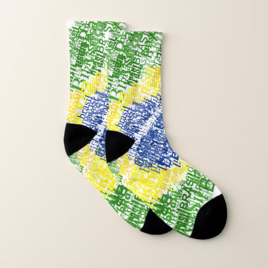 ブラジル国旗のソックス ソックス (ペア)