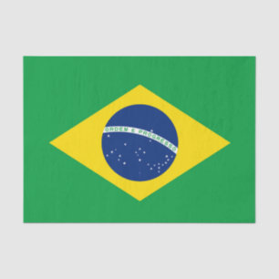 ブラジル国旗のティッシュペーパー 薄葉紙