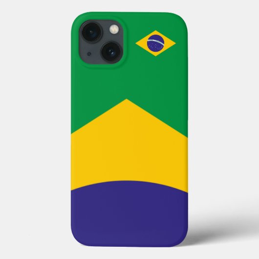 ブラジル国旗のテーマ Case-Mate iPhoneケース (裏面)