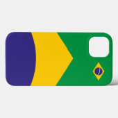 ブラジル国旗のテーマ Case-Mate iPhoneケース (裏面 (横))