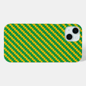 ブラジル国旗のパターン Case-Mate iPhoneケース (裏面 (横))