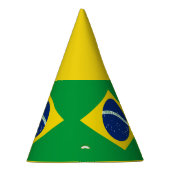 ブラジル国旗のパーティー帽子 パーティーハット (右)