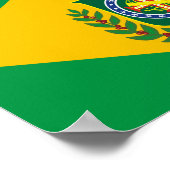 ブラジル国旗のポスター ポスター (角)