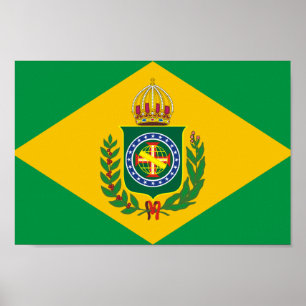 ブラジル国旗のポスター ポスター