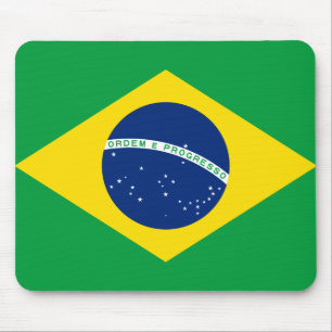 ブラジル国旗のマウスパッド マウスパッド
