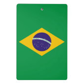 ブラジル国旗のミニクリップボード ミニクリップボード (裏面)