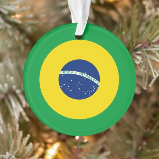 ブラジル国旗のラウンドデル、ブラジル国旗 オーナメント (ツリー)