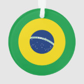 ブラジル国旗のラウンドデル、ブラジル国旗 オーナメント (裏面)