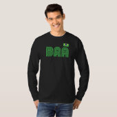 ブラジル国旗のレトロ国際的国ブラジルプリ Tシャツ (正面フル)