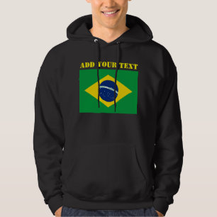 ブラジル国旗のワールドカップ2022サッカー パーカ