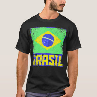 ブラジル国旗の国ブラジルプライド Tシャツ