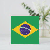 ブラジル国旗の招待状 招待状 (スタンド正面)