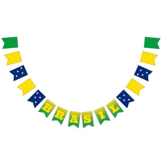 ブラジル国旗の旗 バンティングフラッグ (全)