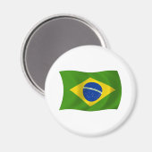 ブラジル国旗の磁石 マグネット (正面/裏面)