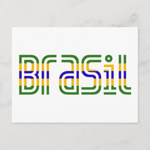 ブラジル国旗の色！ ポストカード