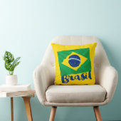 ブラジル国旗の装飾用クッション クッション (椅子)