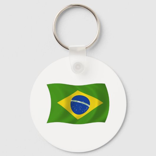 ブラジル国旗キーチェーン キーホルダー (正面)