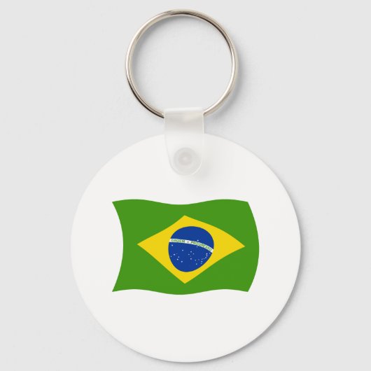 ブラジル国旗キーチェーン キーホルダー (正面)
