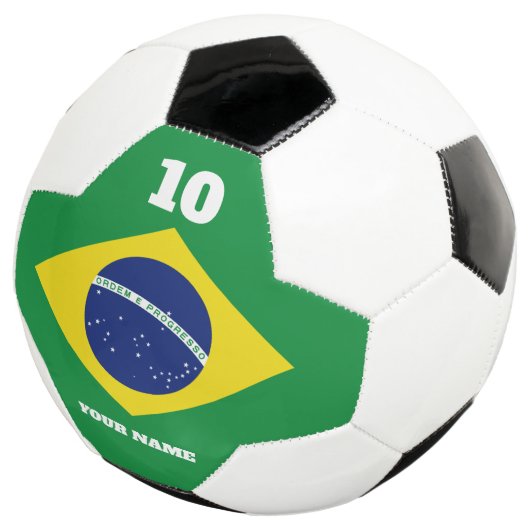 ブラジル国旗サッカーボールにカスタムスポーツ名入り サッカーボール (3/4)