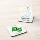ブラジル国旗サンダーカーヴ コースター (右側)