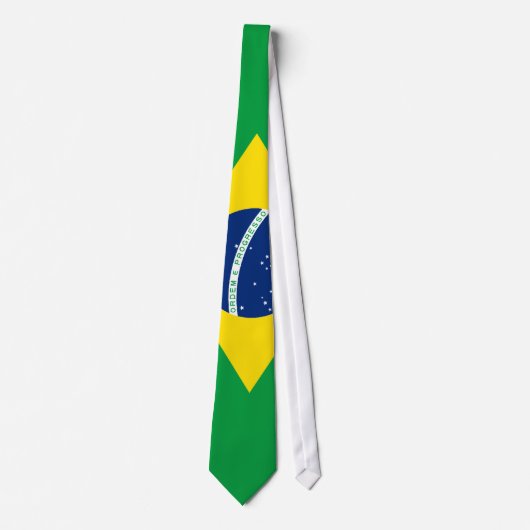 ブラジル国旗タイ ネクタイ (正面)