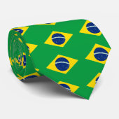 ブラジル国旗タイ ネクタイ (ロール)