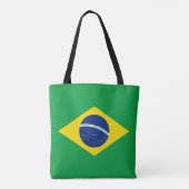ブラジル国旗トートバッグ愛国主義デザイン トートバッグ (裏面)