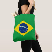 ブラジル国旗トートバッグ愛国主義デザイン トートバッグ (クローズアップ)