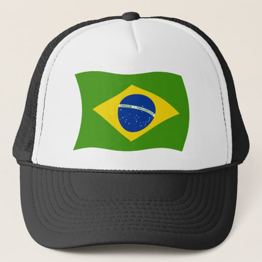ブラジル国旗ハット キャップ (正面)