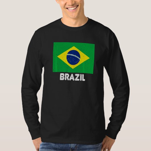 ブラジル国旗プライドブラジル国旗 Tシャツ (正面)