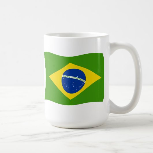 ブラジル国旗マグカップ コーヒーマグカップ (右)