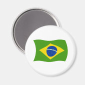 ブラジル国旗マグネット マグネット (正面/裏面)