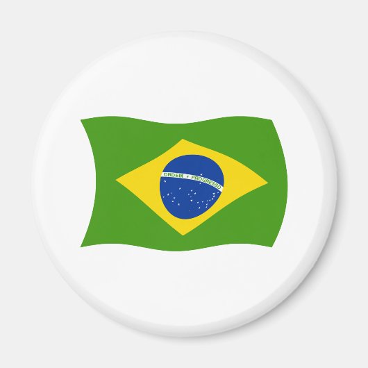 ブラジル国旗マグネット マグネット (正面)