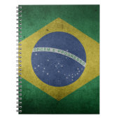 ブラジル国旗ラブブラジルプライドサッカー ノートブック (正面)