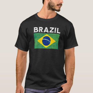 ブラジル国旗ヴィンテージブラジル国旗 Tシャツ