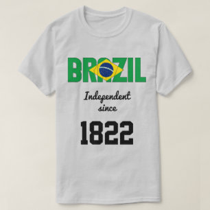 ブラジル国旗独立お祝い Tシャツ