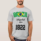 ブラジル国旗独立お祝い Tシャツ (正面)